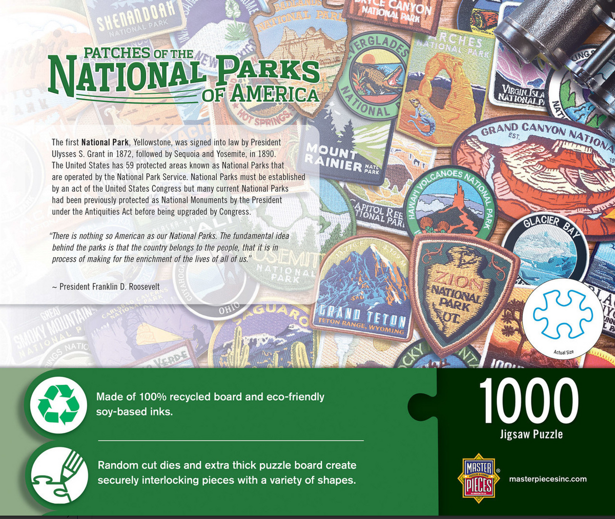 National Parks - Patches Puzzle – Jr Ranger Shop