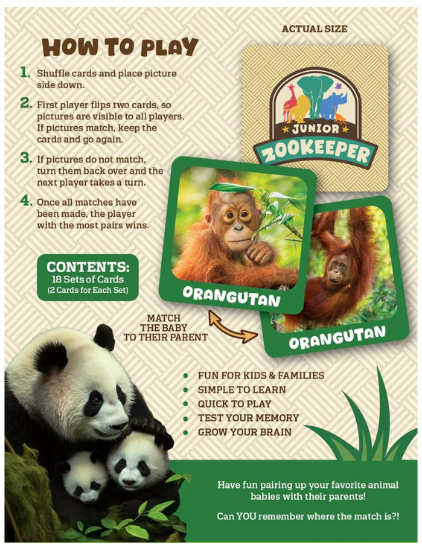 Jr Zookeeper Animal Babies