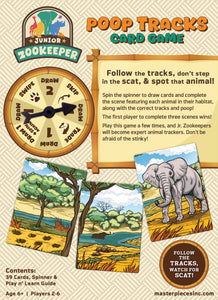 Jr Zookeeper Poop Tracks