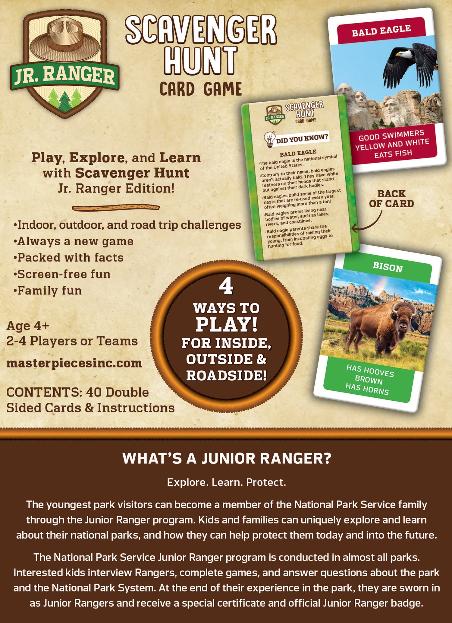 Jr Ranger Scavenger Hunt