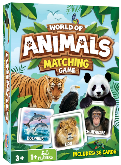 World of Animals Matching Game