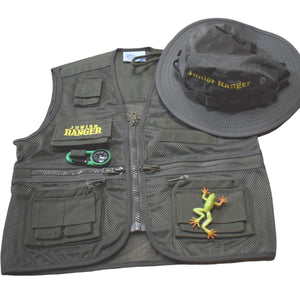 Jr Ranger Vest & Hat Combo - Park Ranger Green