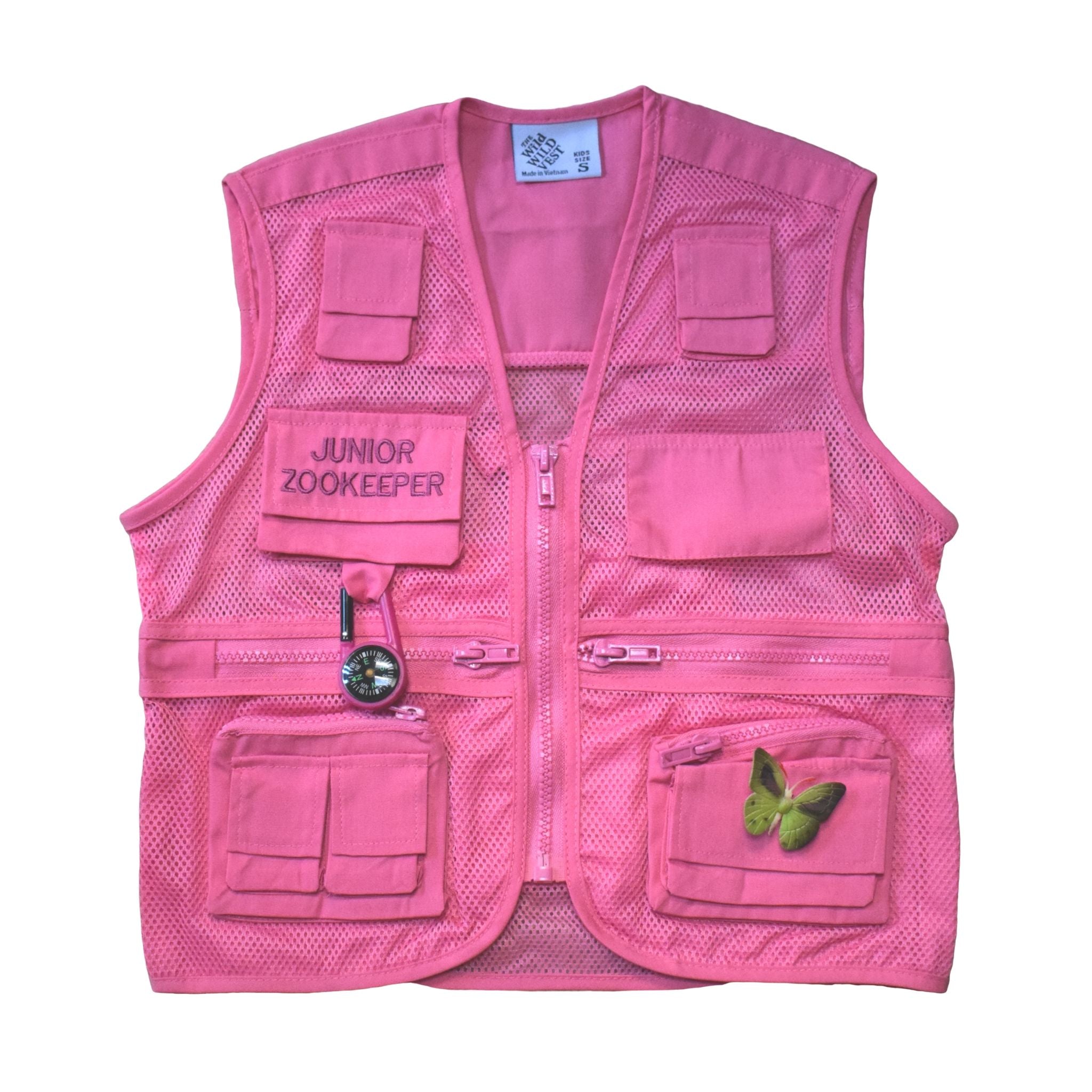 Jr Zookeper Vest - Pink