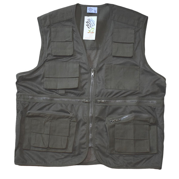 Jr Ranger Vest - Park Ranger Green with American Flag – Jr Ranger Shop