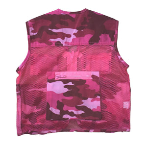 Jr Ranger Shop Adventure Vest - Pink Camo L (Youth 7-8)