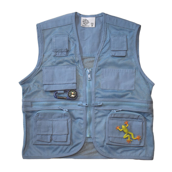 Jr Ranger Shop Adventure Vest - Blue Camo S (Youth 3-4)