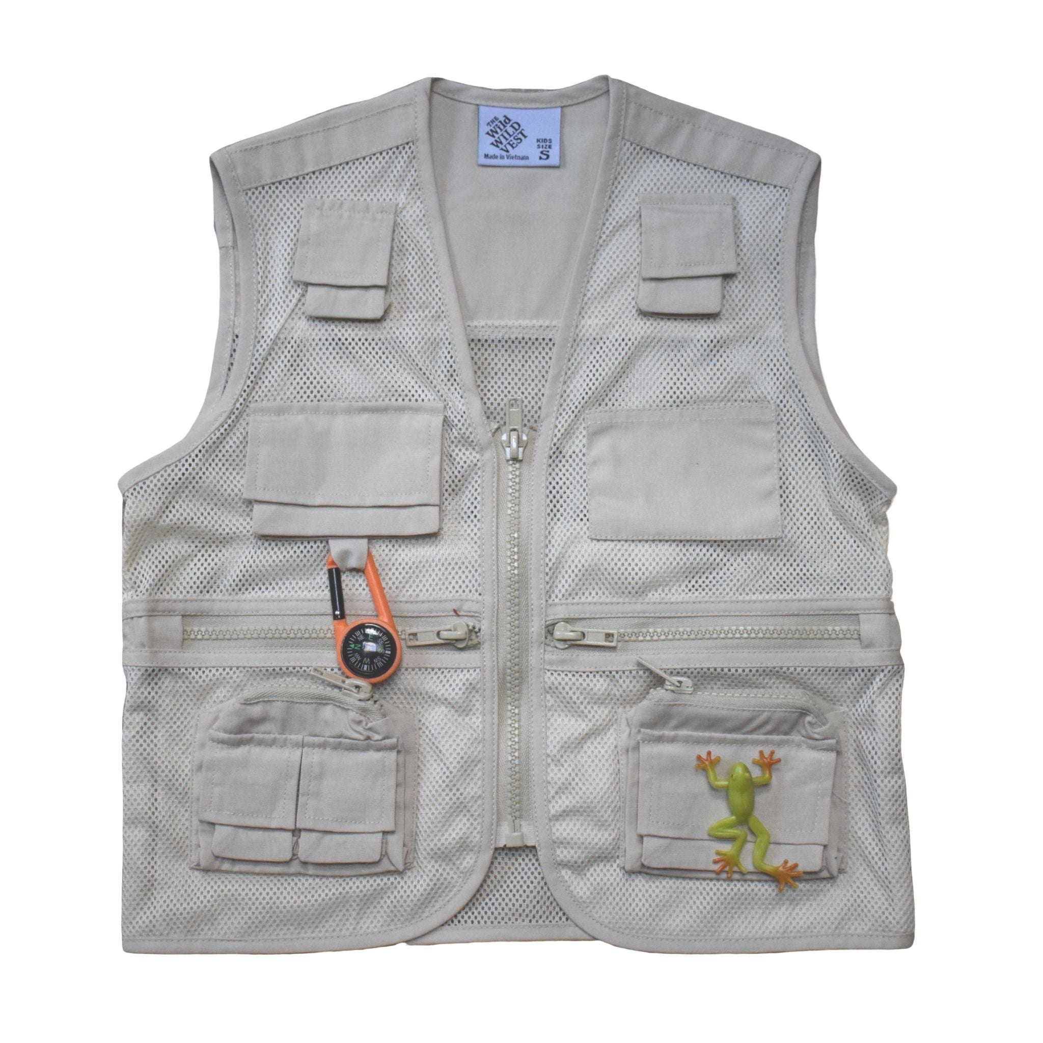 Jr Ranger Shop Adventure Vest - Khaki XL (Adult S)